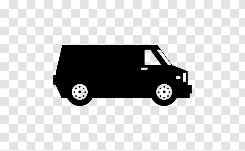 Van Car Truck - Black Transparent PNG