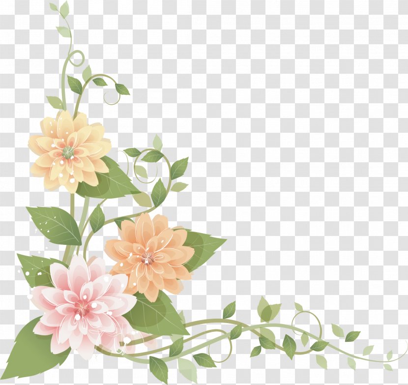 Border Flowers Floral Design Clip Art - Flower Transparent PNG