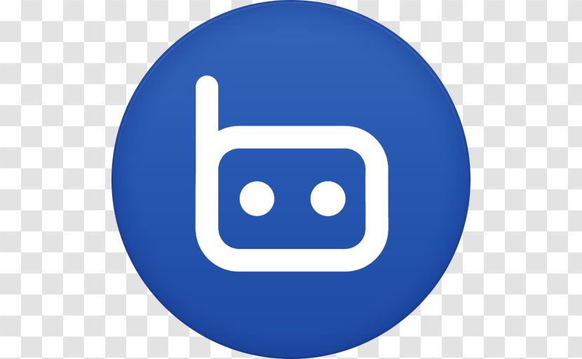 Electric Blue Text Symbol - Smile - Ebuddy Transparent PNG