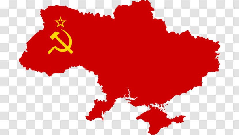 Ukrainian Soviet Socialist Republic Flag Of The Union Republics History - Cartoon - Map Transparent PNG