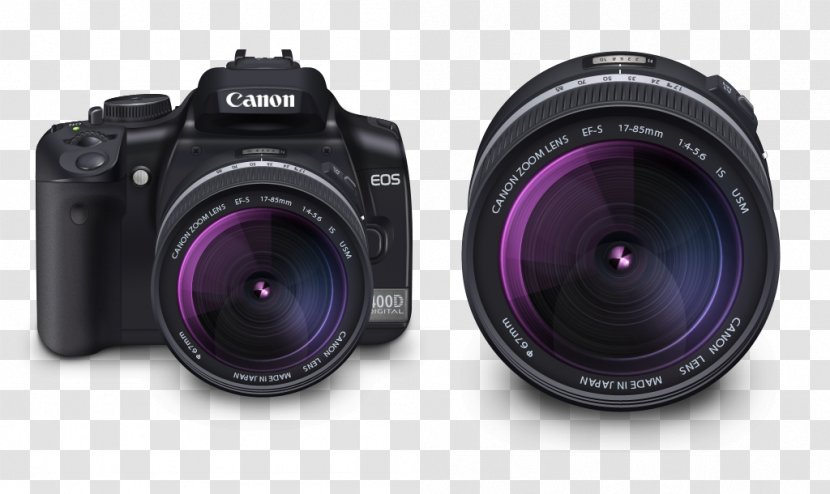 Canon EOS 400D Icon - Singlelens Reflex Camera - SLR Transparent PNG