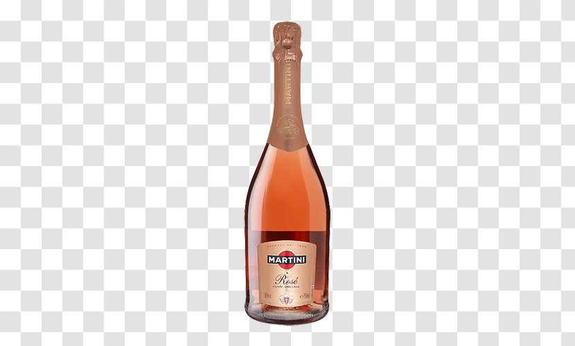 Sparkling Wine Rosé Champagne Asti DOCG Martini - Rose Transparent PNG
