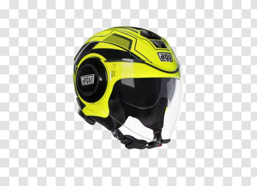 Motorcycle Helmets AGV Visor - Yellow Transparent PNG
