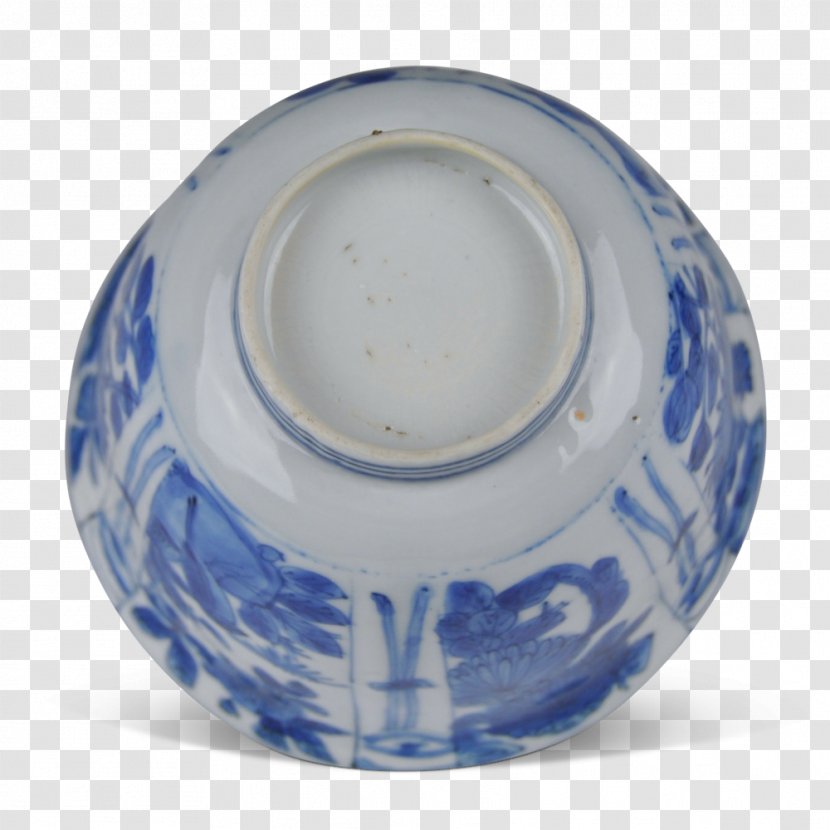 Blue And White Pottery Ceramic Cobalt Saucer - Cup Transparent PNG