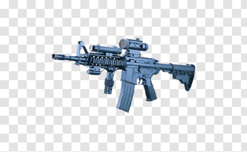 Airsoft Guns M4 Carbine Firearm BB Gun - Watercolor - Weapon Transparent PNG