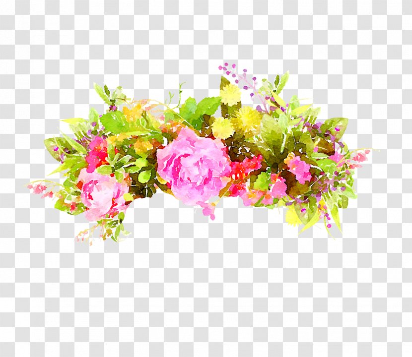 Watercolour Flowers Floral Design Watercolor Painting Clip Art - Plant Transparent PNG