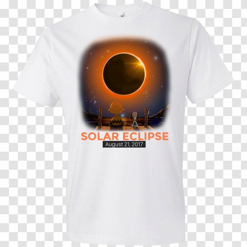 Snoopy Solar Eclipse Of August 21, 2017 Charlie Brown T-shirt - Brand Transparent PNG