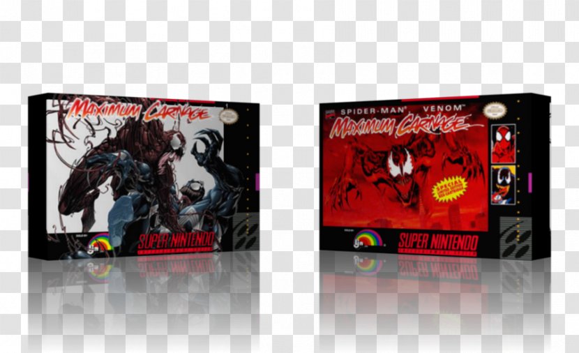 Spider-Man And Venom: Maximum Carnage Super Nintendo Entertainment System Wolfenstein 3D The Adventures Of Batman & Robin - Spider-man Transparent PNG