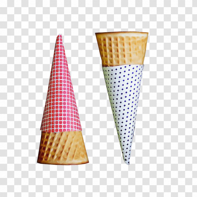 Ice Cream Cone Background - Food - Dessert Transparent PNG