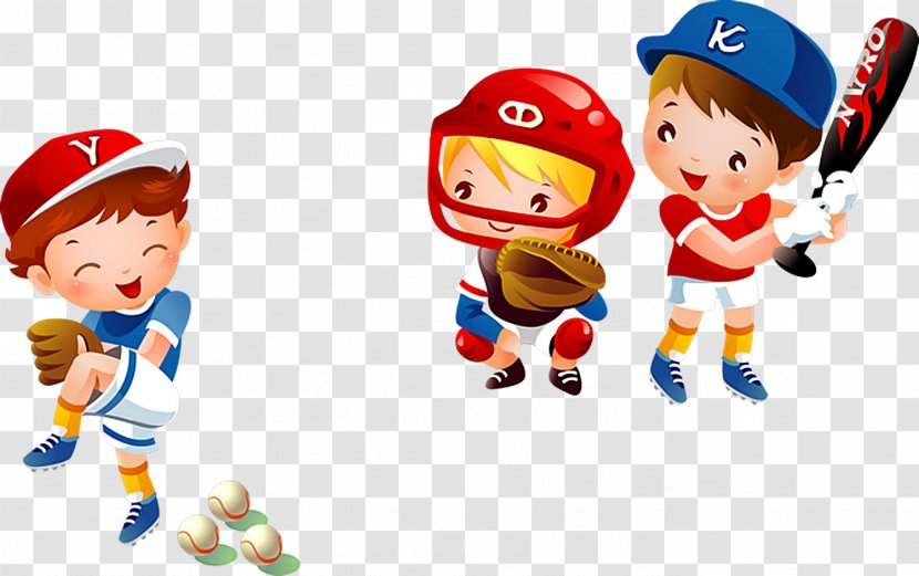 Cartoon Baseball Sport Transparent PNG