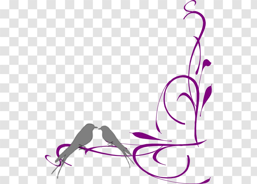 Wedding Invitation Bridal Shower Purple Clip Art - Violet - Swirly Design Transparent PNG