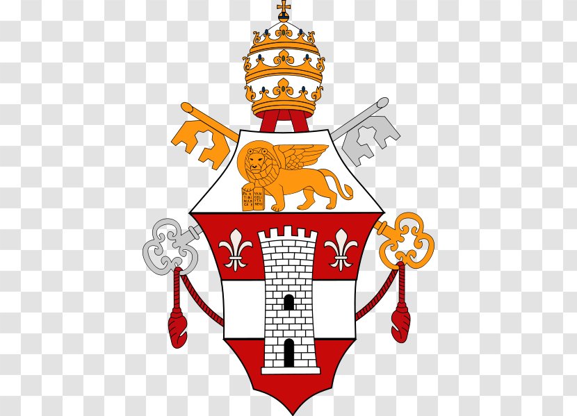 Pacem In Terris Pope John XXIII Regional High School Papal Coats Of Arms Coat - Paul II Transparent PNG