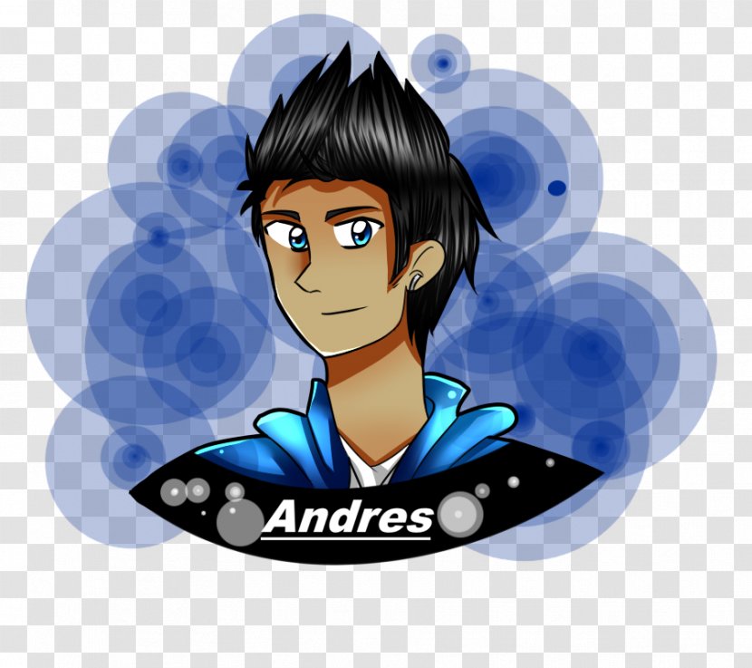 Cartoon Black Hair Character Microsoft Azure - Enfermo Transparent PNG