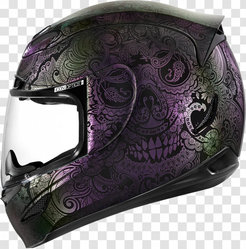 Motorcycle Helmets Icon Airmada Chantilly Opal Integral Helmet Integraalhelm - Ski Transparent PNG