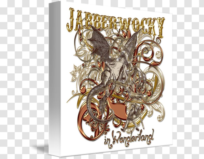Alice's Adventures In Wonderland Jabberwocky Griffin Art - Imagekind Transparent PNG