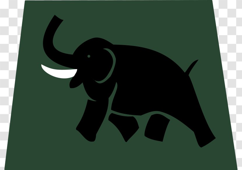 31st Indian Armoured Division Brigade Army Elephant - Silhouette Transparent PNG