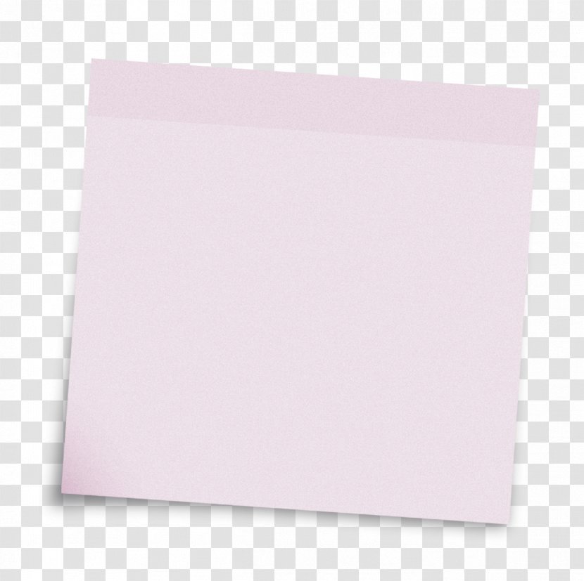 Paper Rectangle Pink M - Minced Garlic Transparent PNG