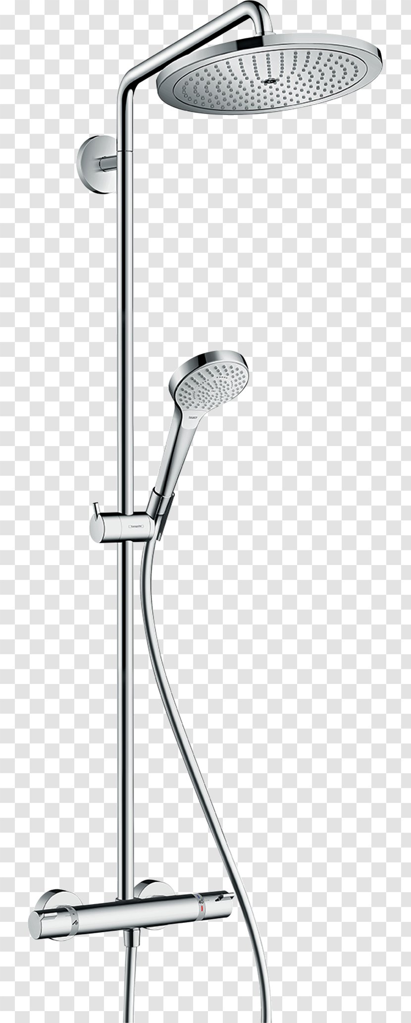 Shower Hansgrohe Thermostatic Mixing Valve - Bathtub Transparent PNG