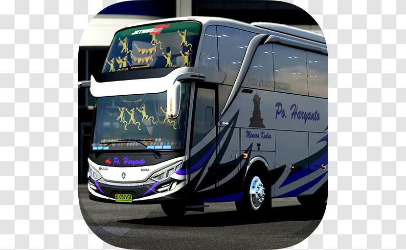 Livery BUSSID Bus Simulator Indonesia Strobo SHD Tour Service Transparent PNG
