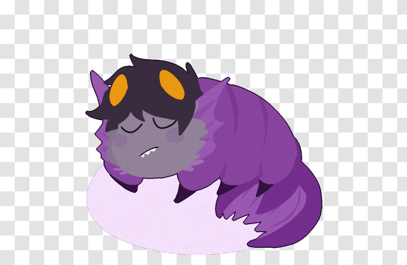 Whiskers Cat Horse Dog Clip Art - Purple Transparent PNG