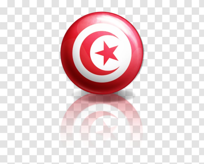 Flag Of Tunisia - Sphere Transparent PNG