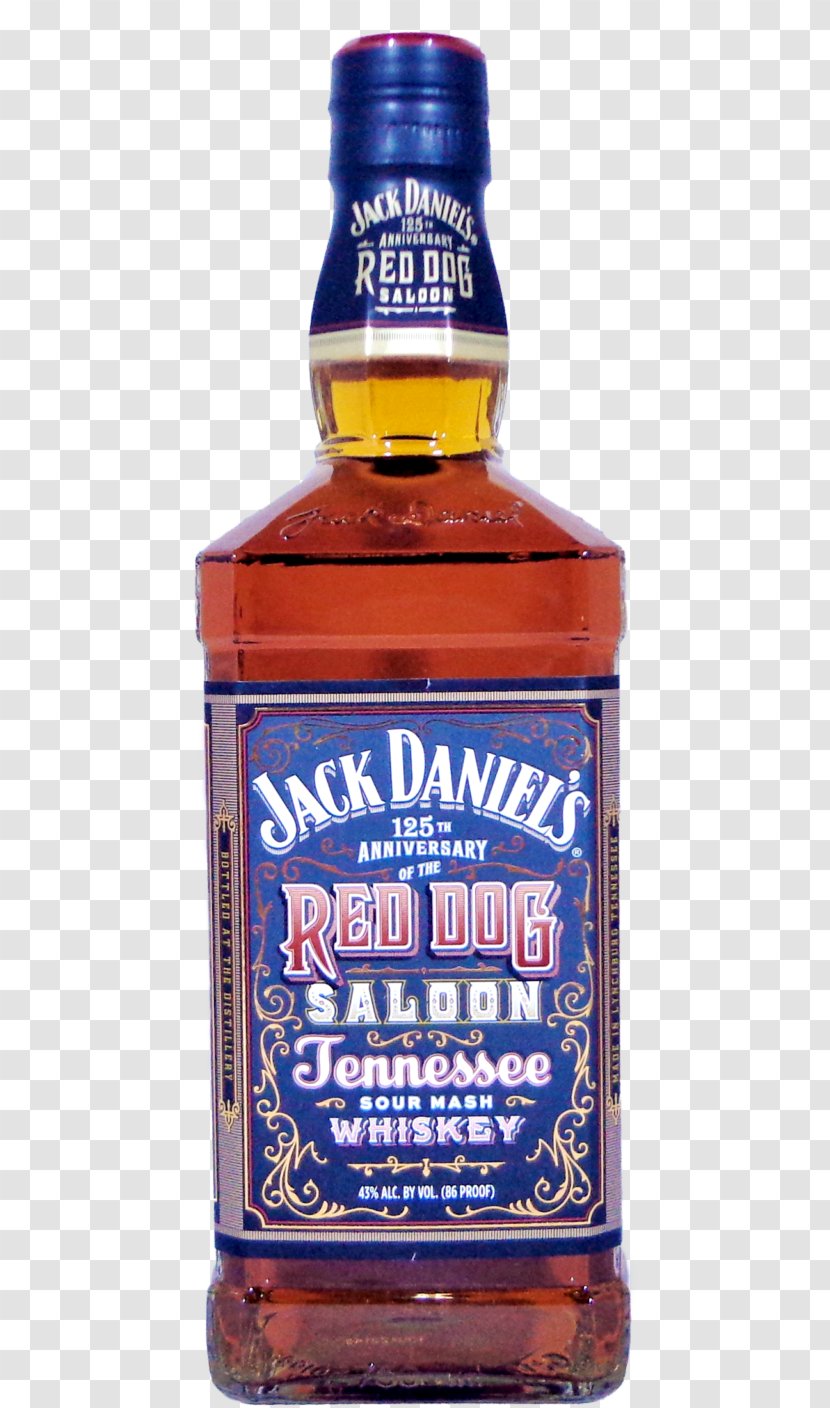 Tennessee Whiskey Red Dog Saloon Distilled Beverage Jack Daniel's - Johnnie Walker - Bottle Transparent PNG