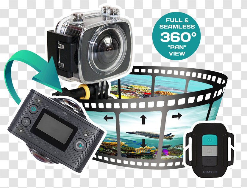 Camera Lens Immersive Video Digital Cameras Wide-angle - Remote Controls - 360 Transparent PNG