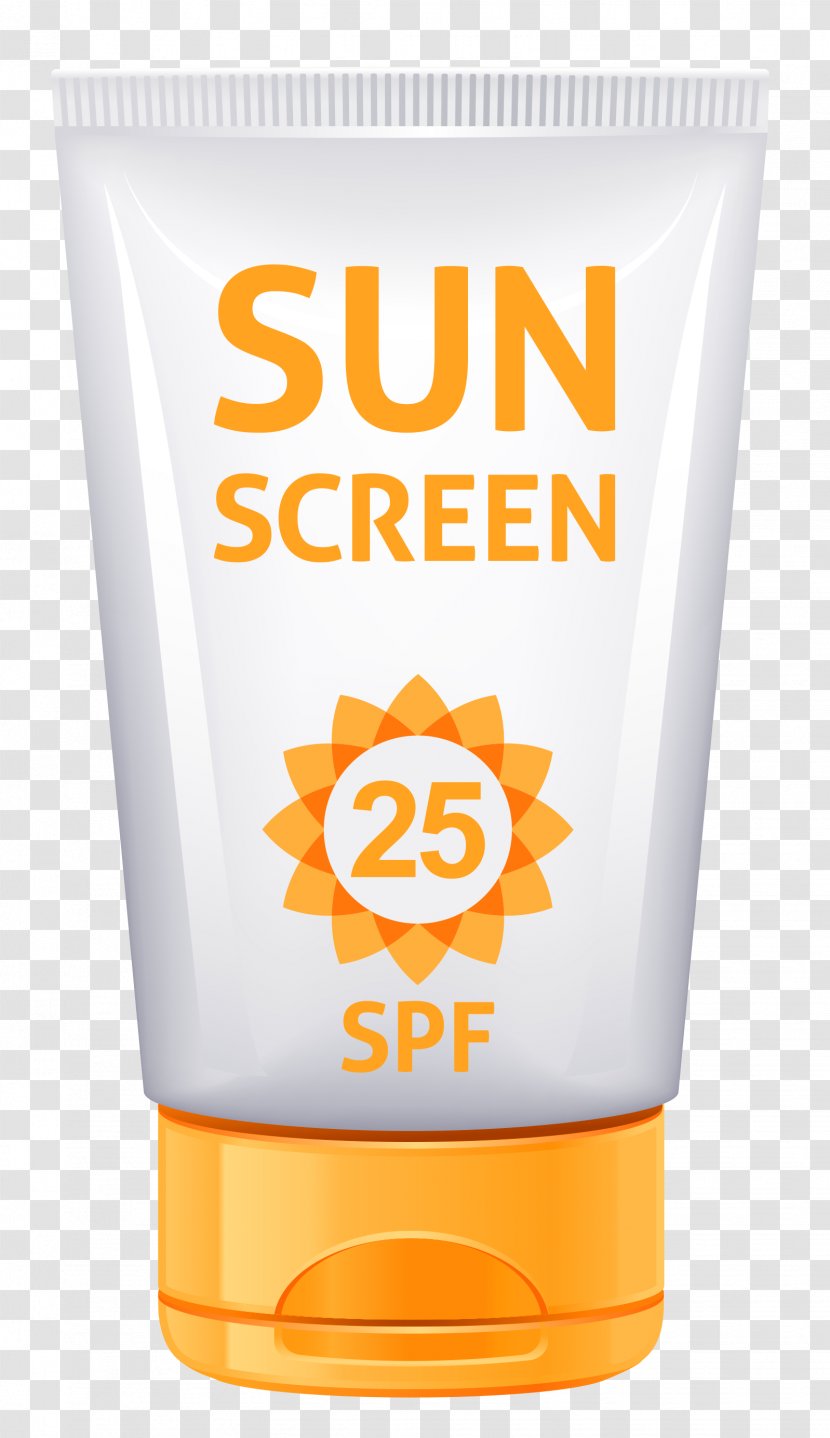 Sunscreen Lotion Lip Balm Cream - Sun Tanning - Tube Clipart Picture Transparent PNG