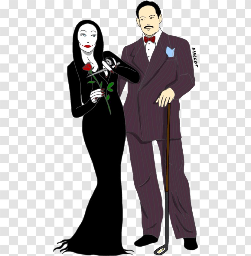 Charles Addams Morticia Pugsley Gomez Wednesday Transparent PNG
