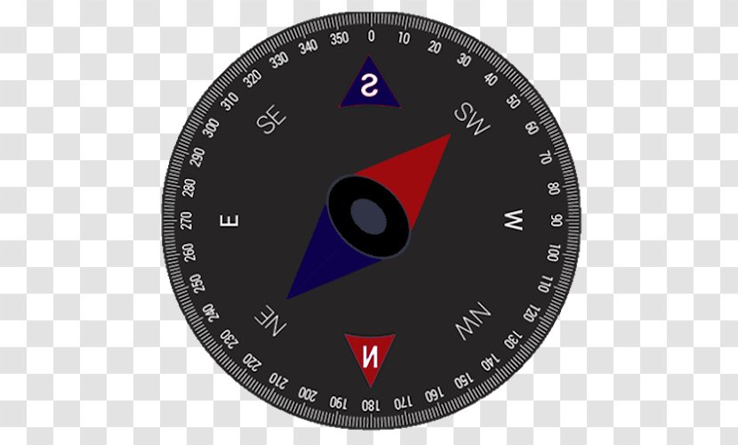 Hot Chocolate Tachometer Label - Compass - Design Transparent PNG