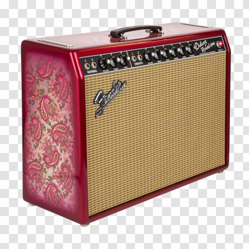 Guitar Amplifier Fender Stratocaster Telecaster Musical Instruments Corporation Deluxe Reverb - Suitcase Transparent PNG