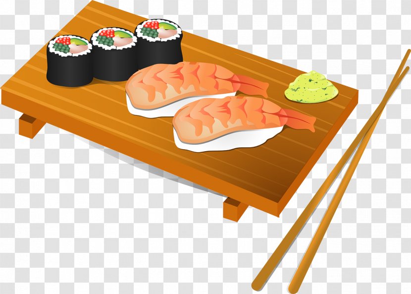 Sushi Japanese Cuisine Clip Art - Fish Transparent PNG