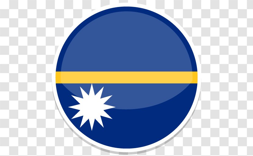 Blue Area Symbol Line - Flag Of Australia - Nauru Transparent PNG