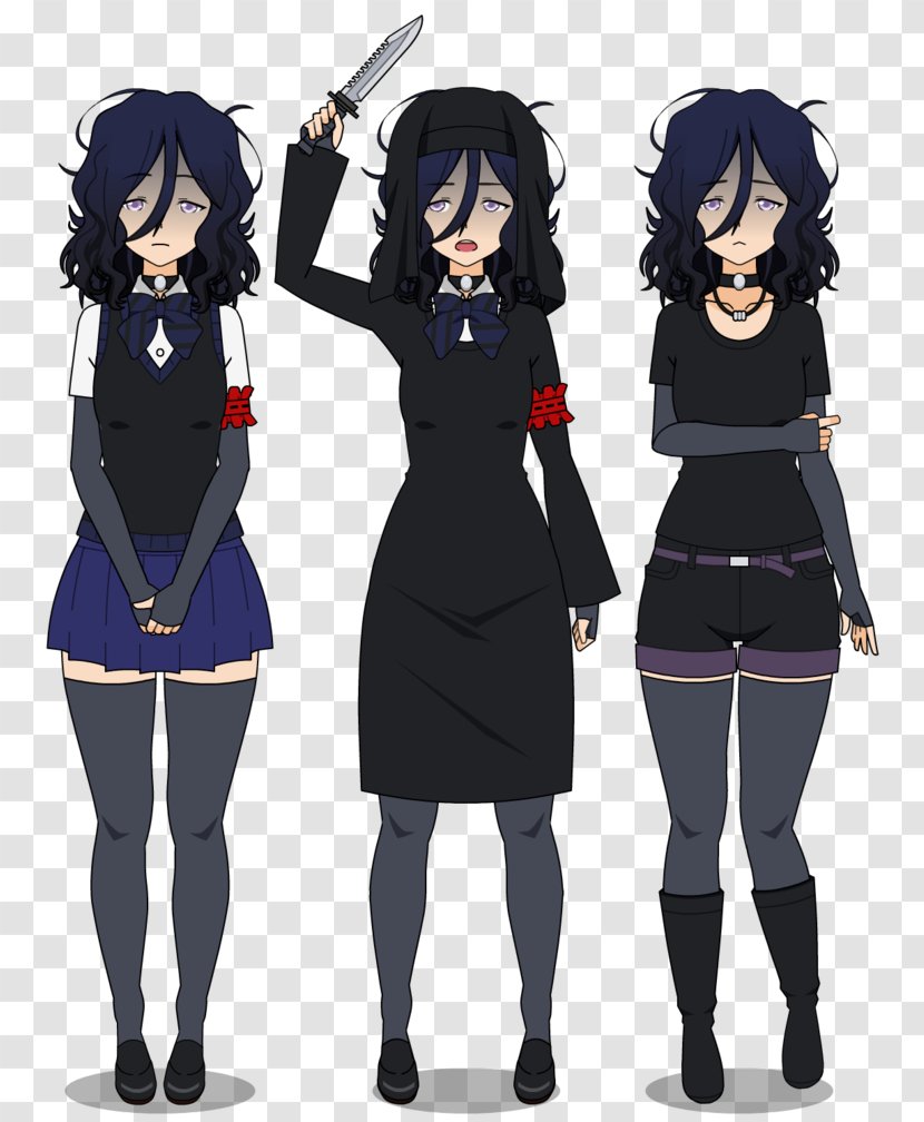 Yandere Simulator DeviantArt Clothing Outerwear - Flower - Hairstyle Download Transparent PNG