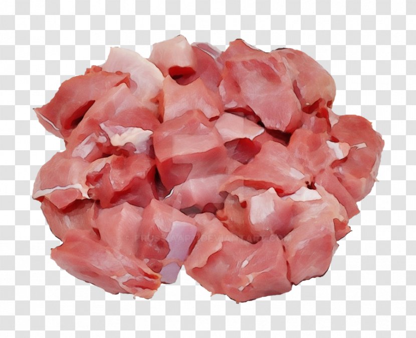 Pink Animal Fat Food Petal Cuisine - Ham - Pork Transparent PNG