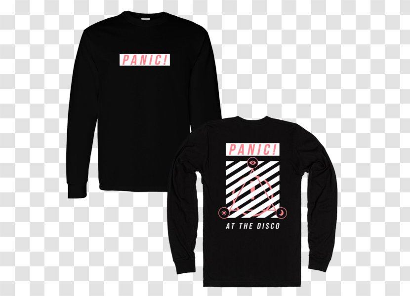 Long-sleeved T-shirt Panic! At The Disco Pretty. Odd. - Red Transparent PNG