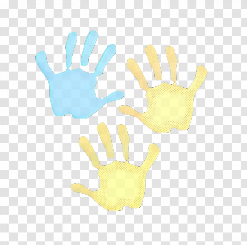 Vintage Background - Yellow - Glove Thumb Transparent PNG