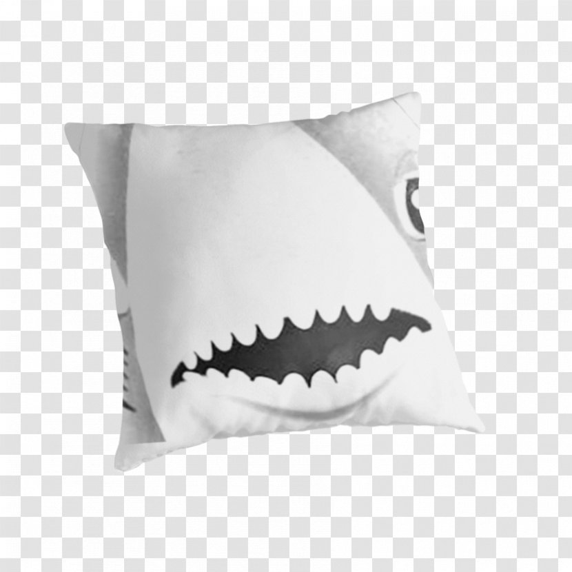 Throw Pillows Cushion Textile Material - White - BABY SHARK Transparent PNG
