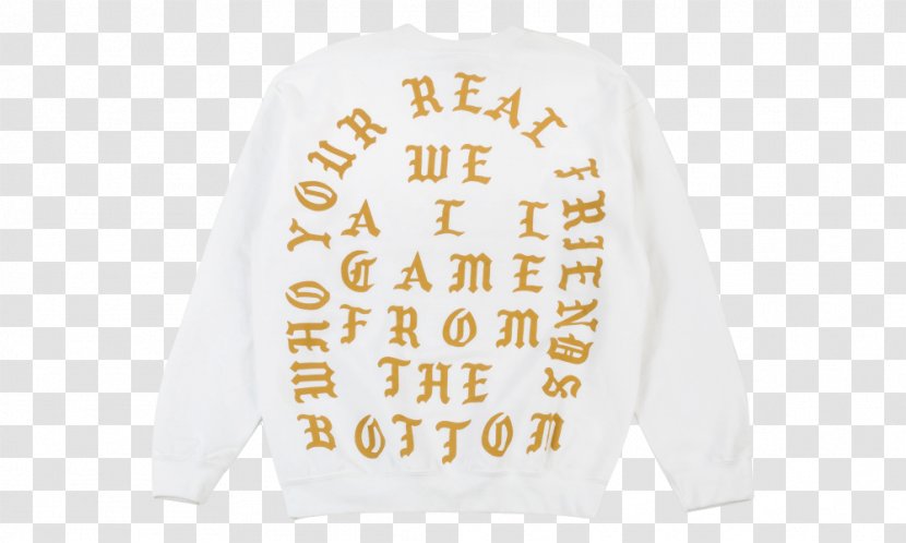 Saint Pablo Tour Long-sleeved T-shirt The Life Of Transparent PNG