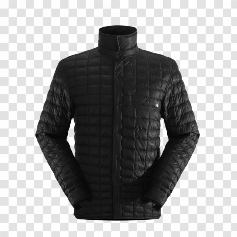 Leather Jacket Sleeve Neck - Black M Transparent PNG