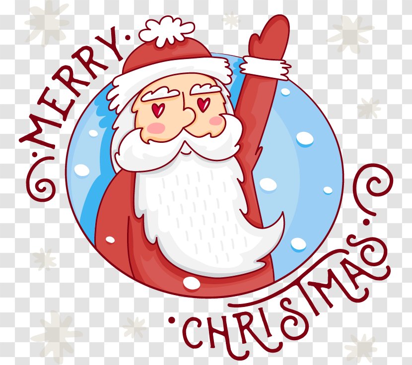 Santa Claus Christmas Gift Illustration - Area - Lovely Elderly Transparent PNG