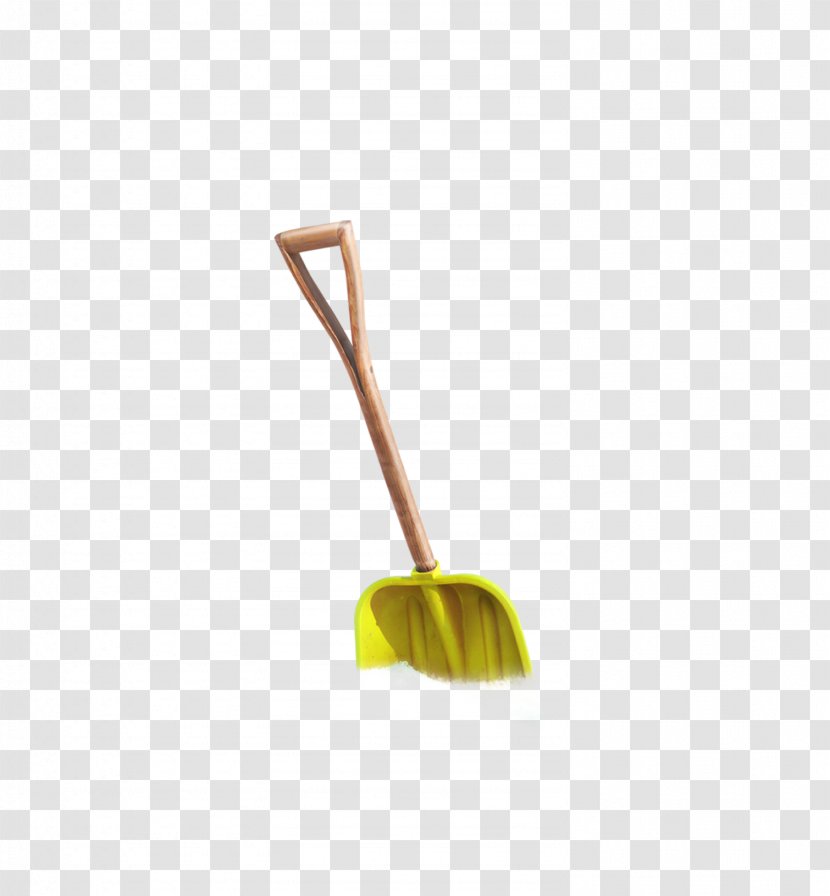 Shovel Handle Download - Yellow Transparent PNG