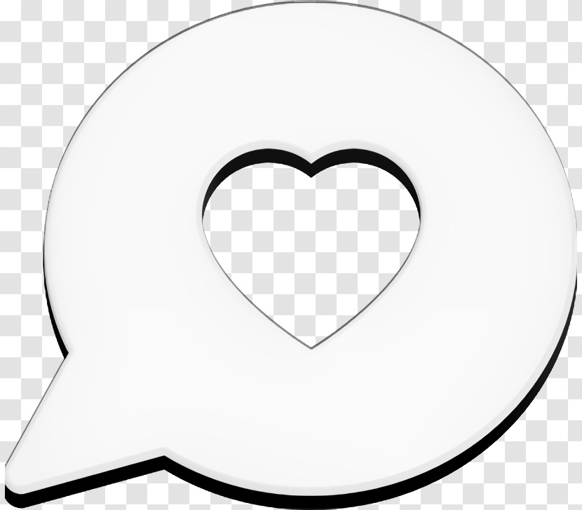 Love Message Icon Icon Heart Icon Transparent PNG