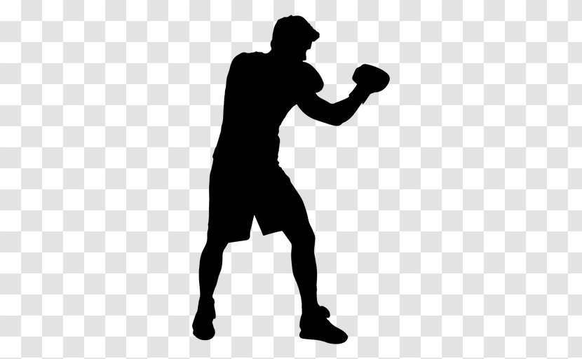 Boxing Glove Silhouette Sport Muay Thai - Martial Arts Headgear Transparent PNG