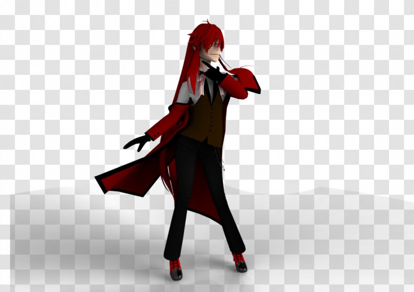 Black Butler Sebastian Michaelis MikuMikuDance Character - Rendering Transparent PNG