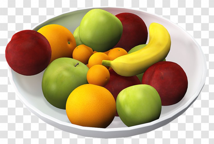 Fruit Vegetarian Cuisine Bowl Banana Food - Eating Transparent PNG