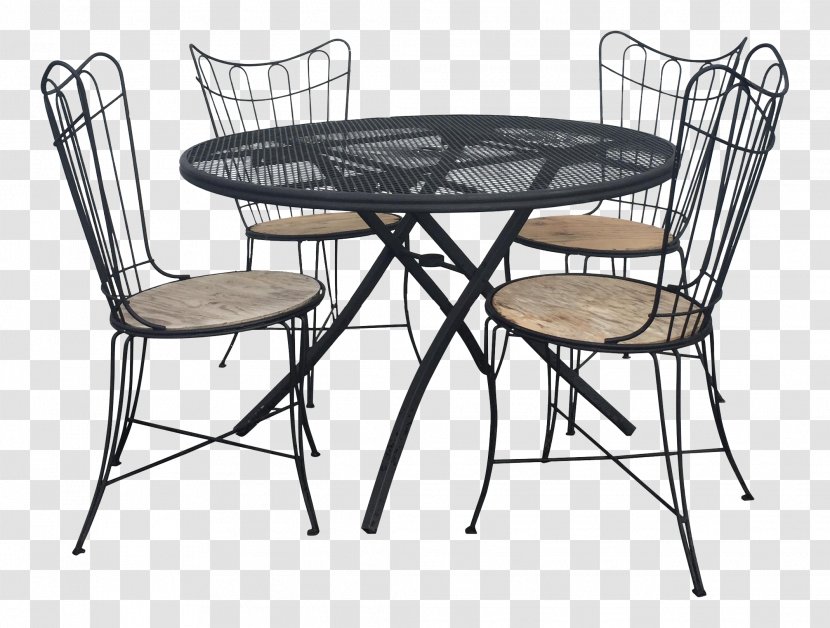 Table Chair Garden Furniture Homecrest Outdoor Living Transparent PNG