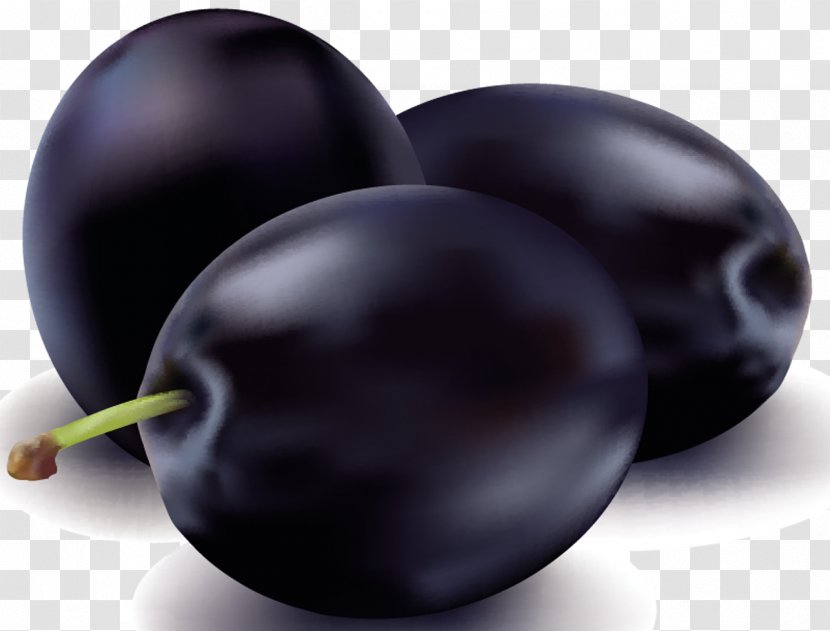 Plum Fruit Food Grape - Berry Transparent PNG