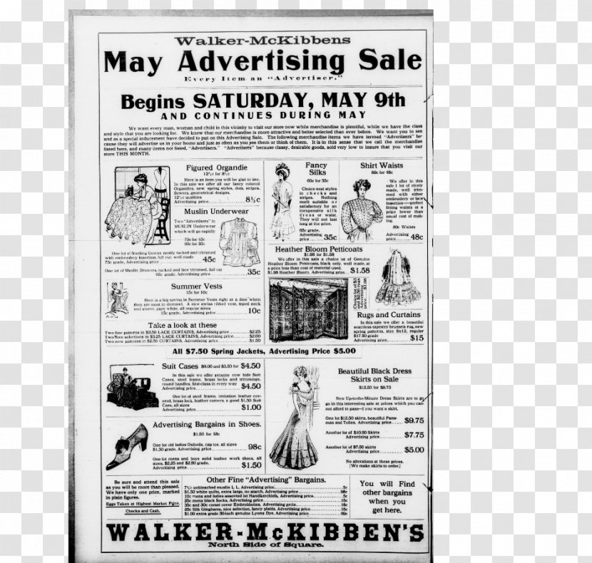 Newsprint Recreation Advertising - Vintage Advertisement - Butler Transparent PNG