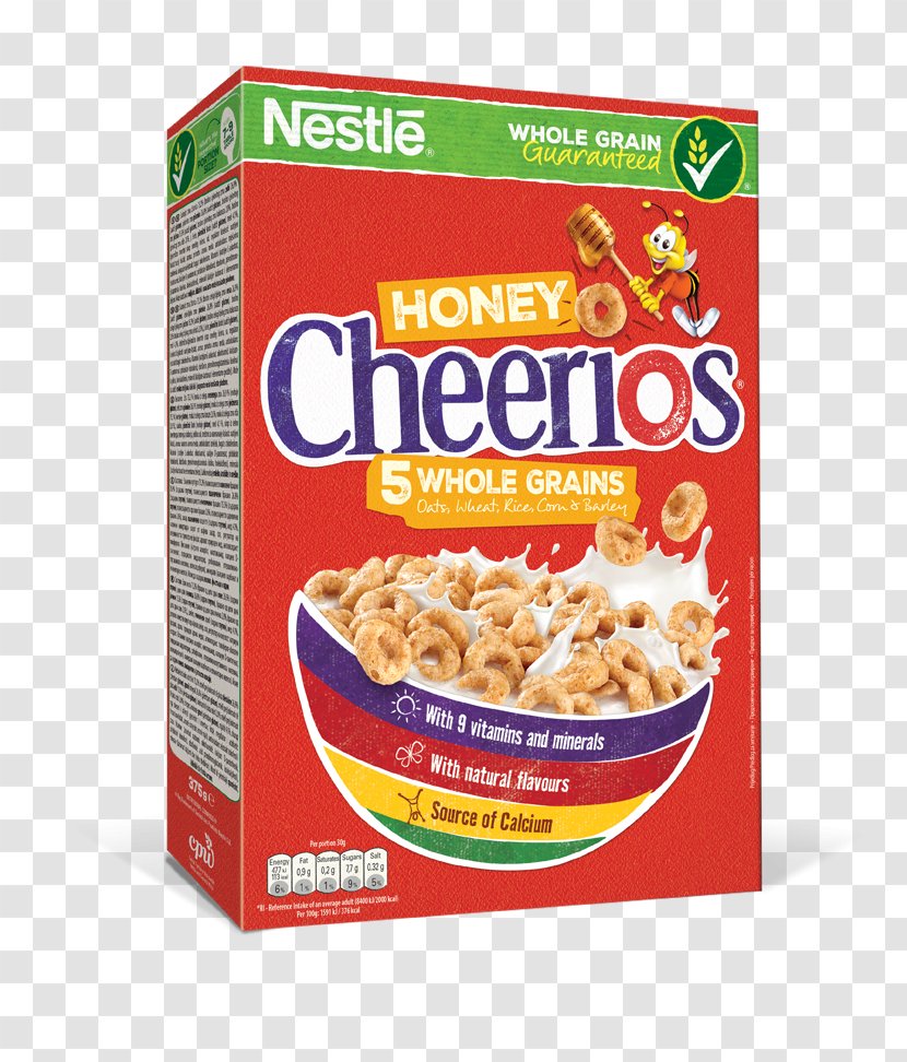 Honey Nut Cheerios Breakfast Cereal General Mills - Oat Transparent PNG